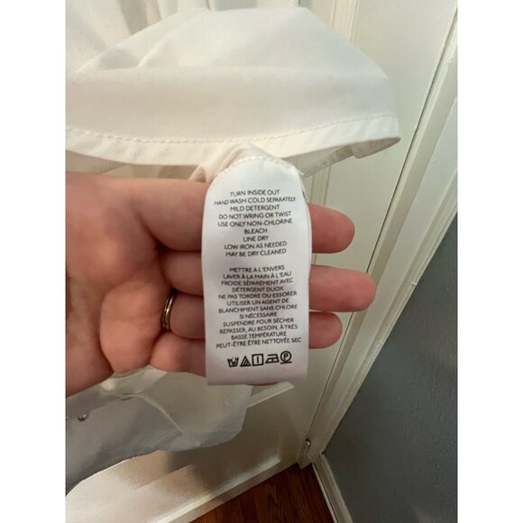 The Bennet Buttondown Shirt by Maeve: Pearl-Embellished Edition - size 1x - Picture 4 of 9